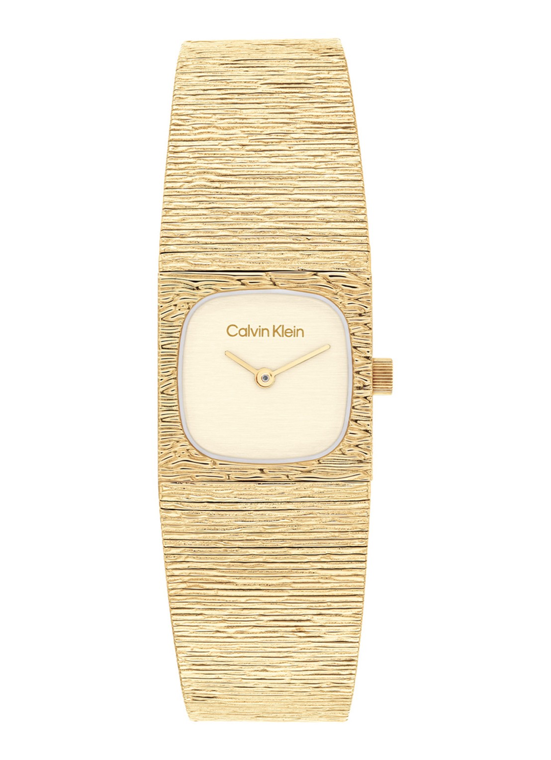 Calvin Klein Horloge CK25100178  - voorkant 3 goud