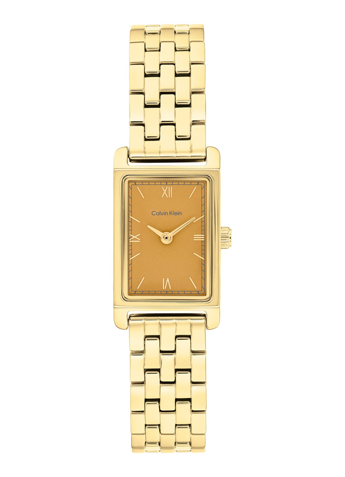 Calvin Klein Horloge CK25100198  - voorkant goud