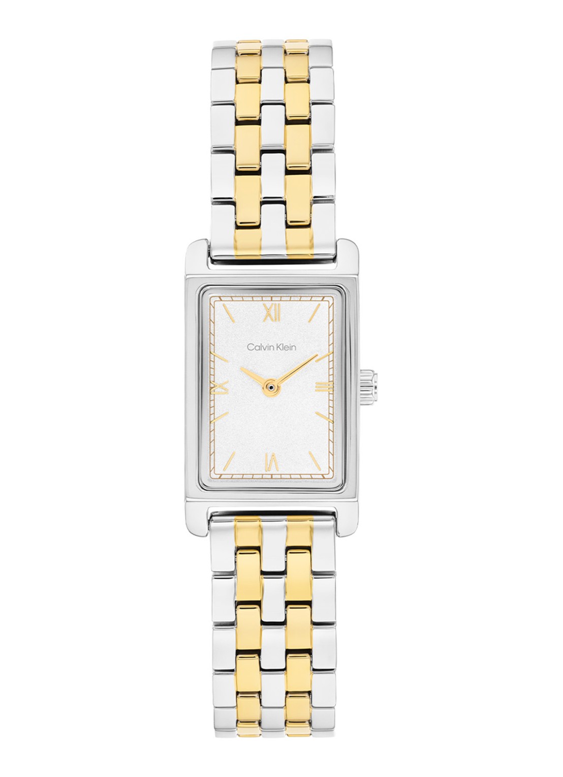 Calvin Klein Horloge CK25100199 - voorkant metallic