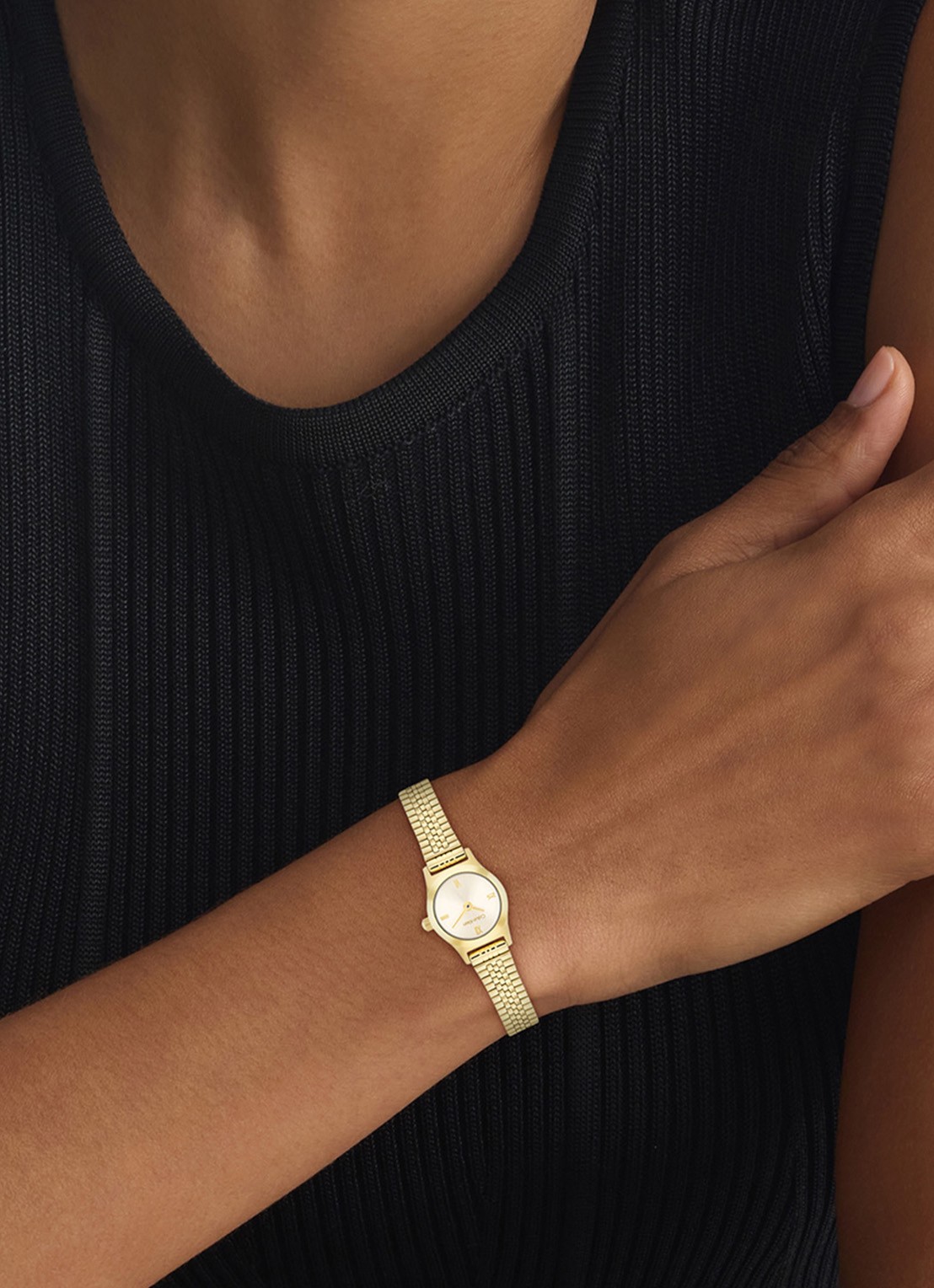 Calvin Klein Horloge CK25100201 - voorkant 4 goud