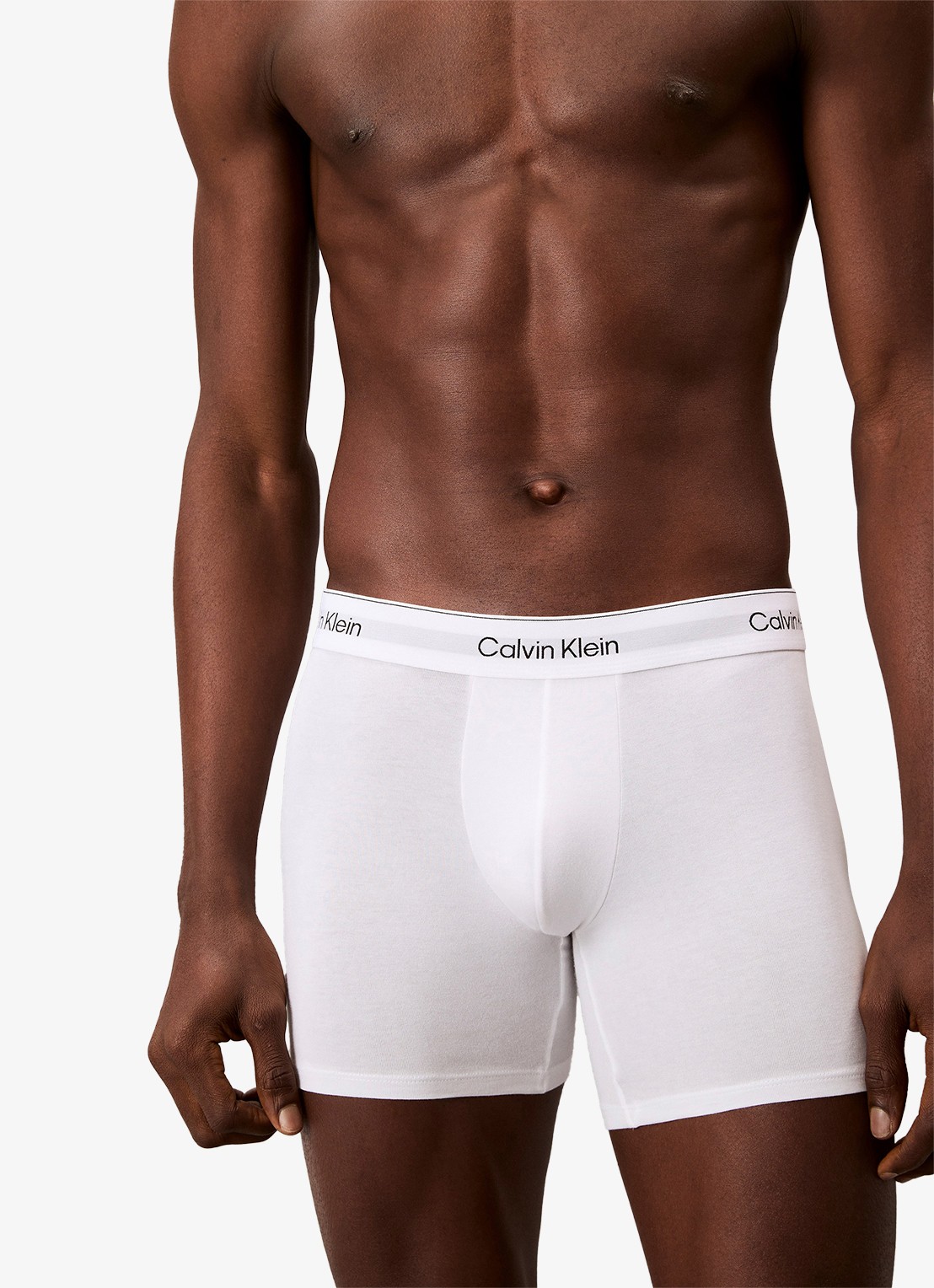 Calvin Klein Icon boxershorts met logoband in 3-pack - detail 4 wit