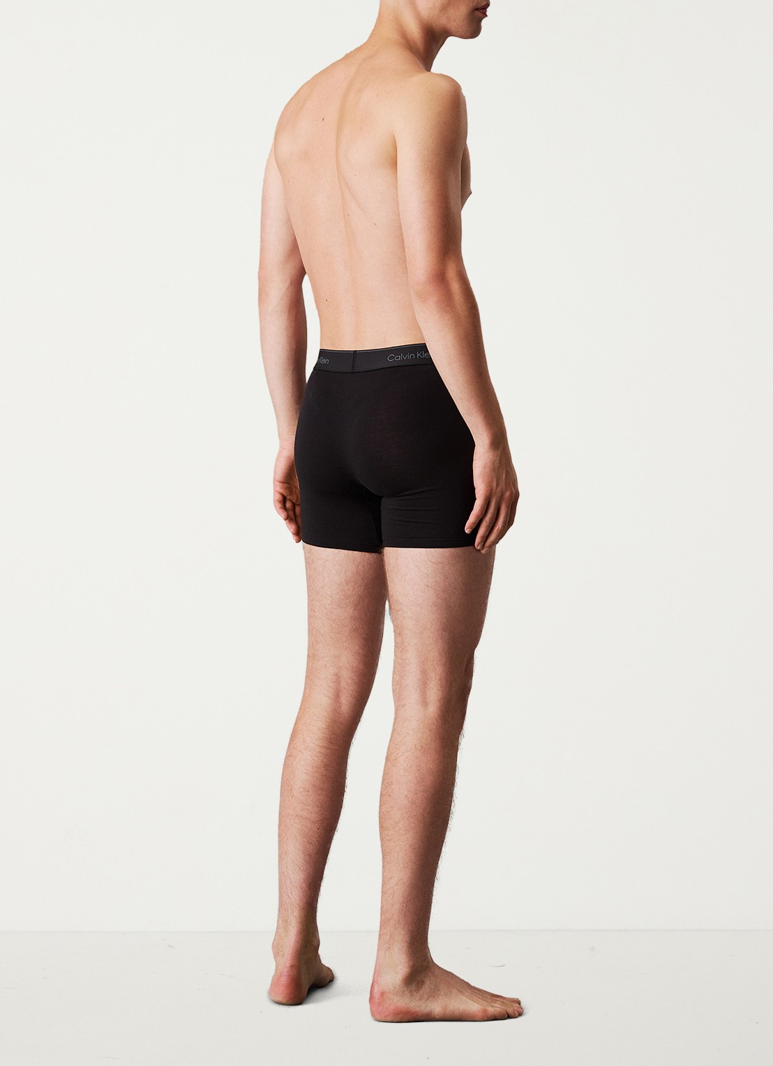 Calvin Klein Icon boxershorts met logoband in 3-pack - achterkant 3 blauw