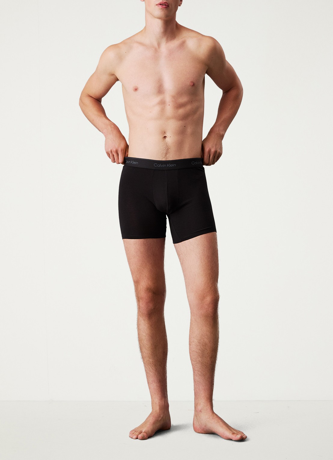 Calvin Klein Icon boxershorts met logoband in 3-pack - detail 4 blauw