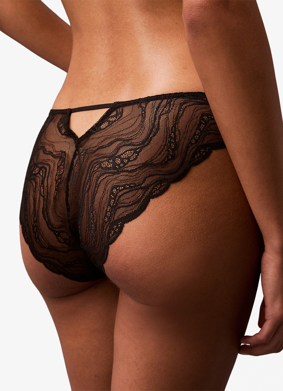 Calvin Klein Instinct hipster van kant - achterkant zwart