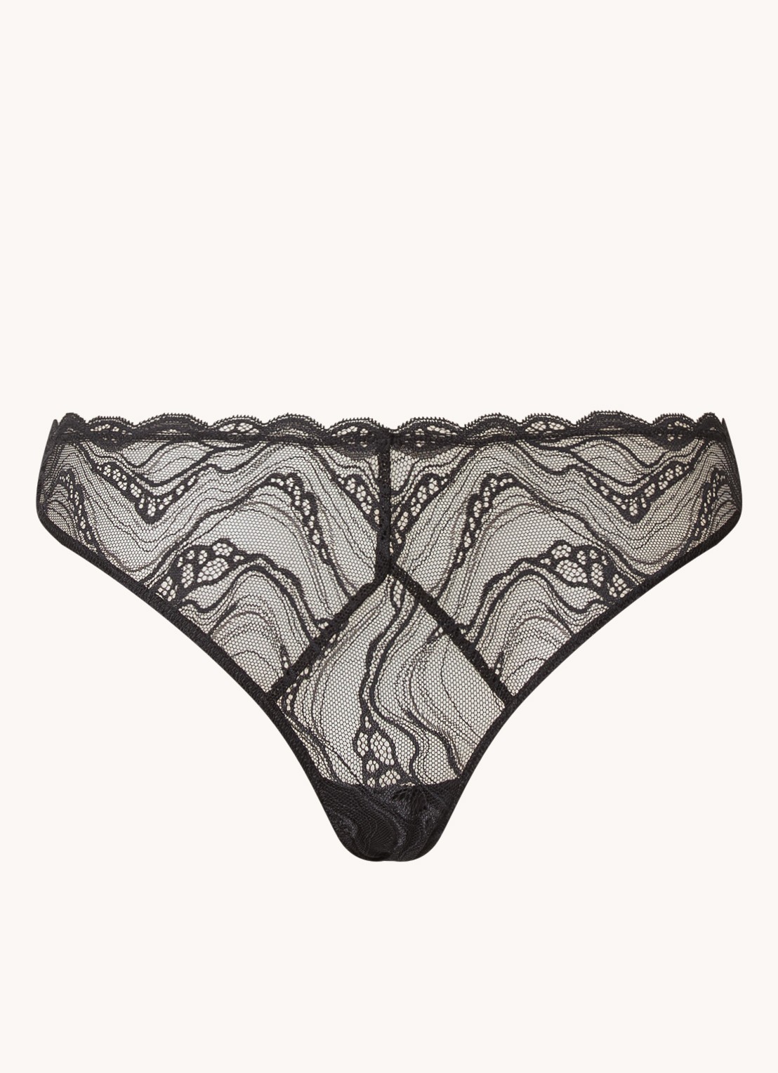Calvin Klein Instinct hipster van kant - voorkant 9 zwart