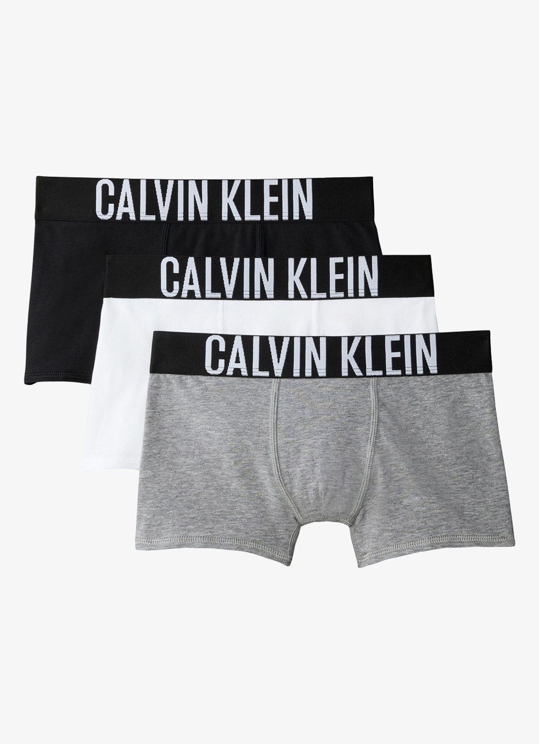 Calvin Klein Intense power boxer met logoband in 3-pack - detail 4 grijs