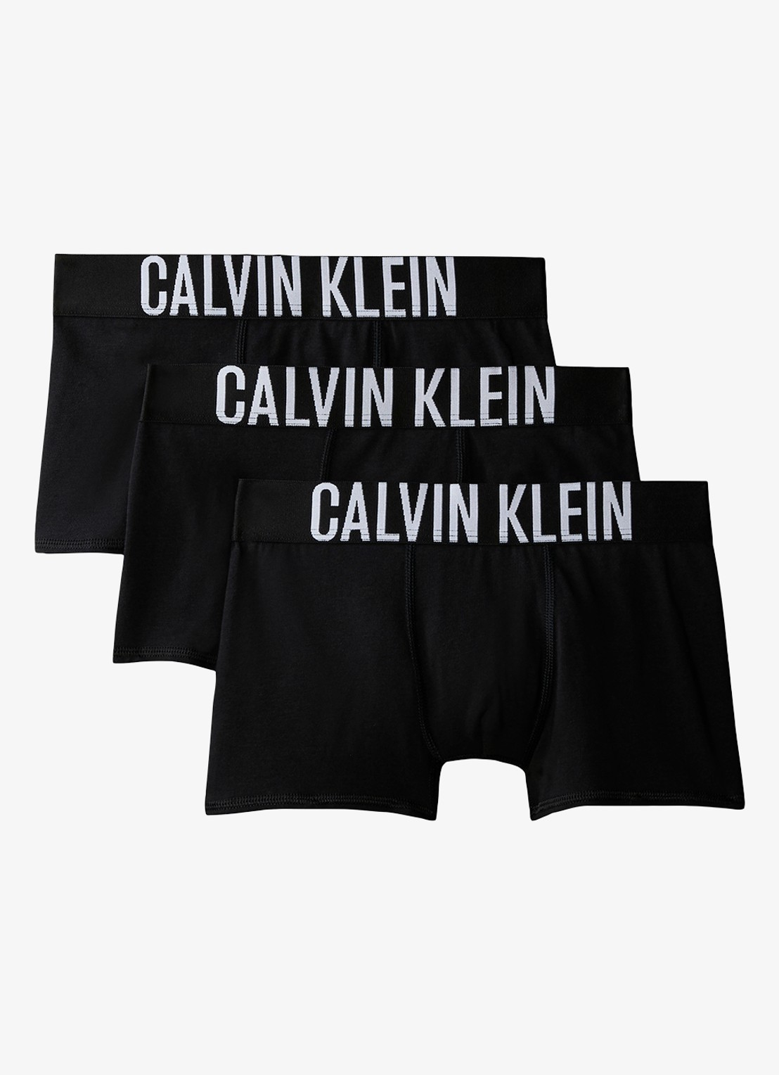 Calvin Klein Intense power boxer met logoband in 3-pack - detail zwart