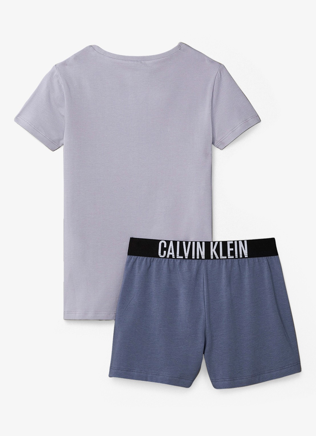 Calvin Klein Intense Power pyjamaset met logo - achterkant 2 grijs