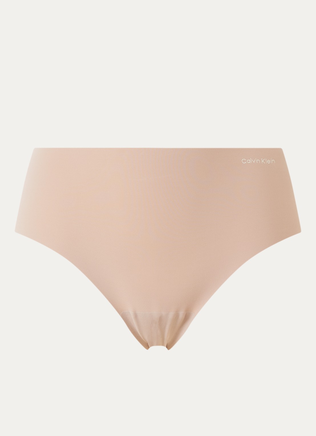 Calvin Klein Invisibles naadloze slip met logo - voorkant cedar-7ns