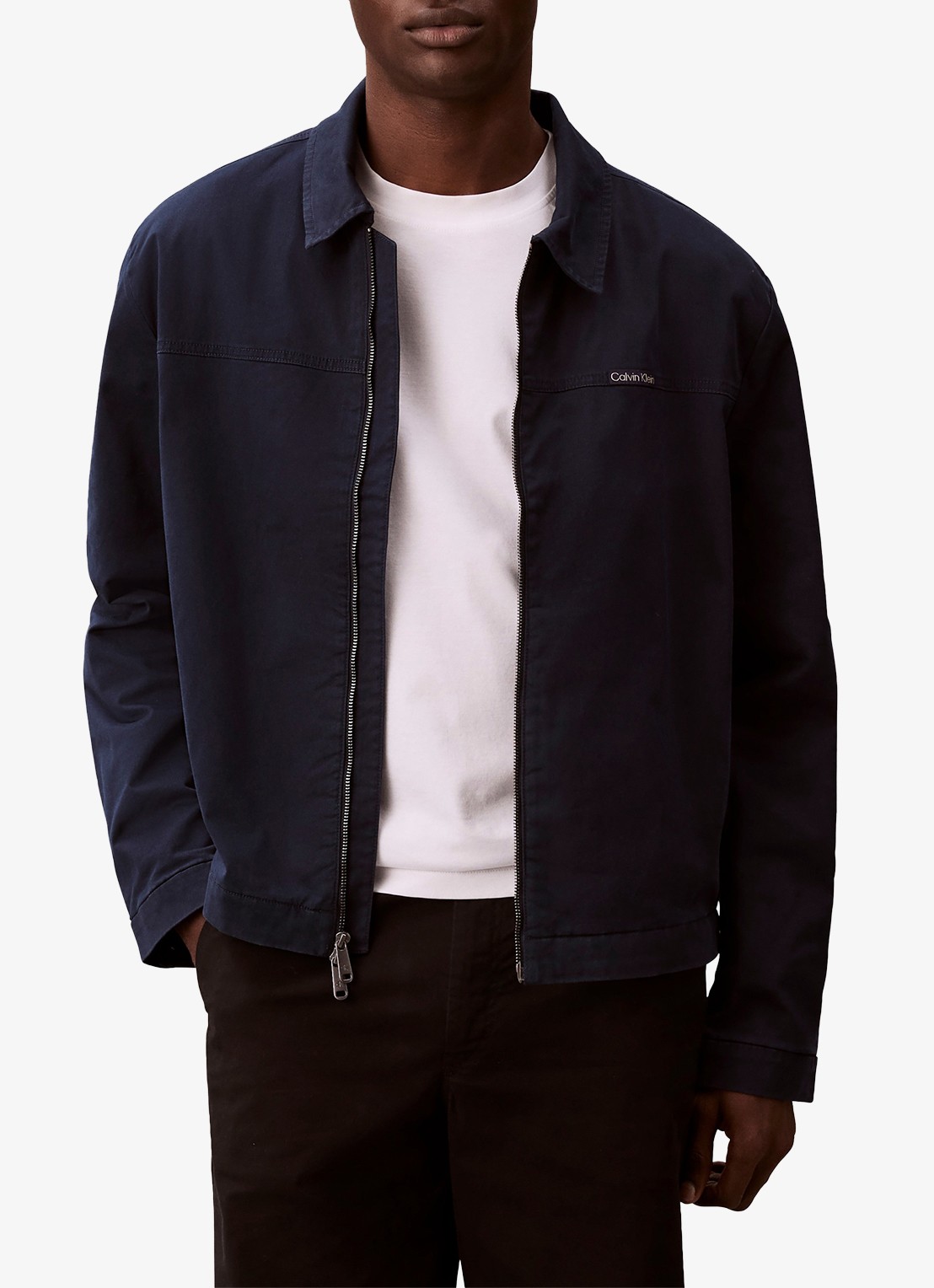 Calvin Klein Jack met logo - detail 4 dark sapphire-cef