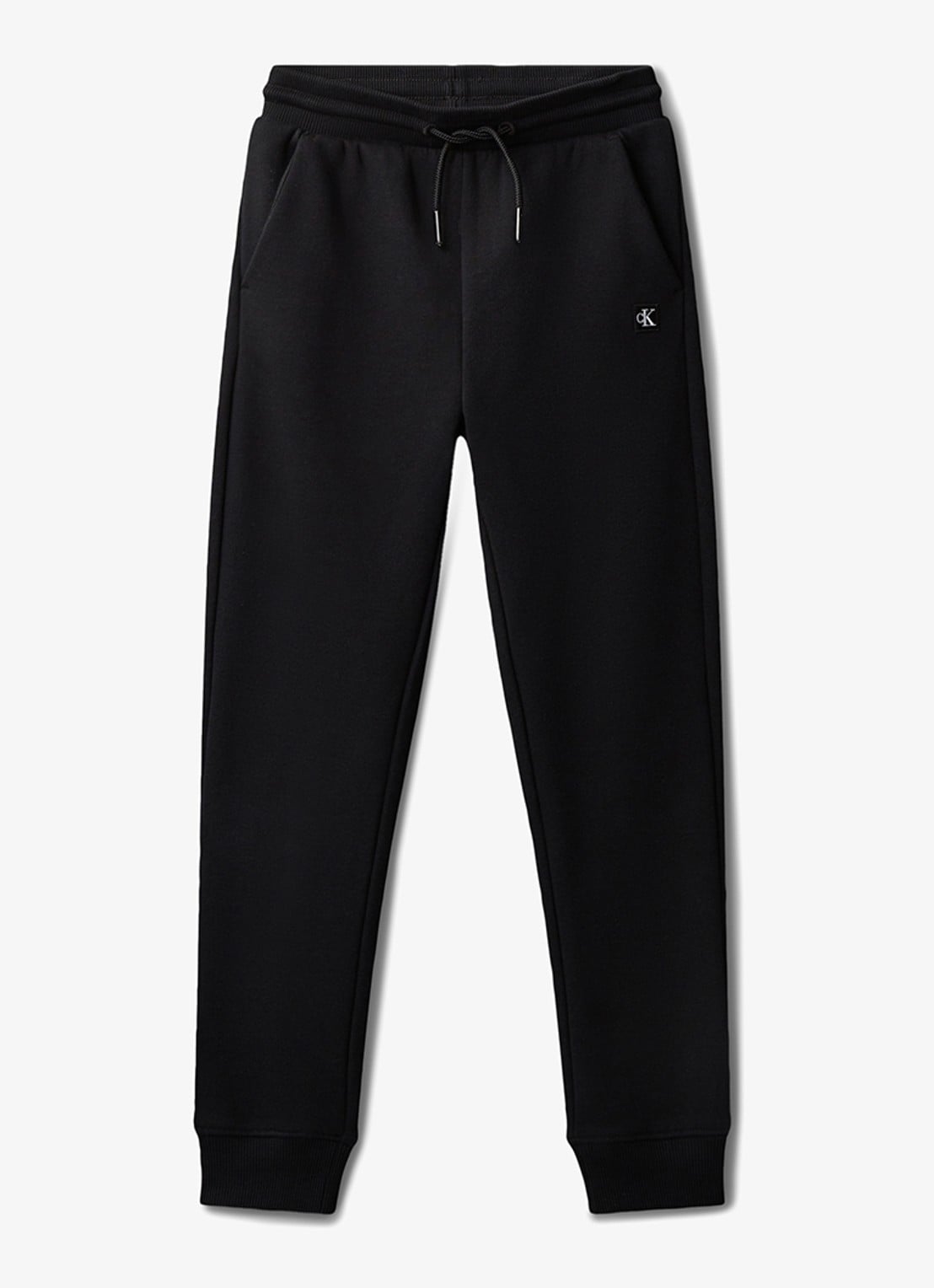 Calvin Klein Joggingbroek met logo - voorkant zwart