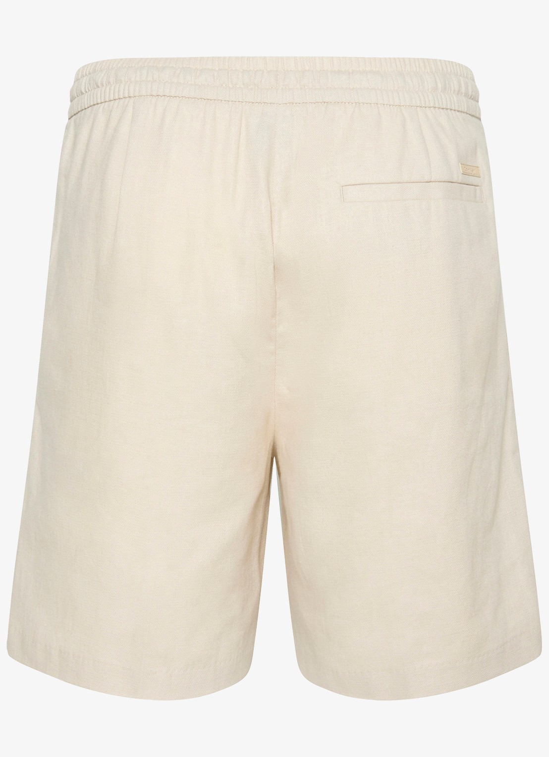 Calvin Klein Korte broek in linnenblend - achterkant 2 creme