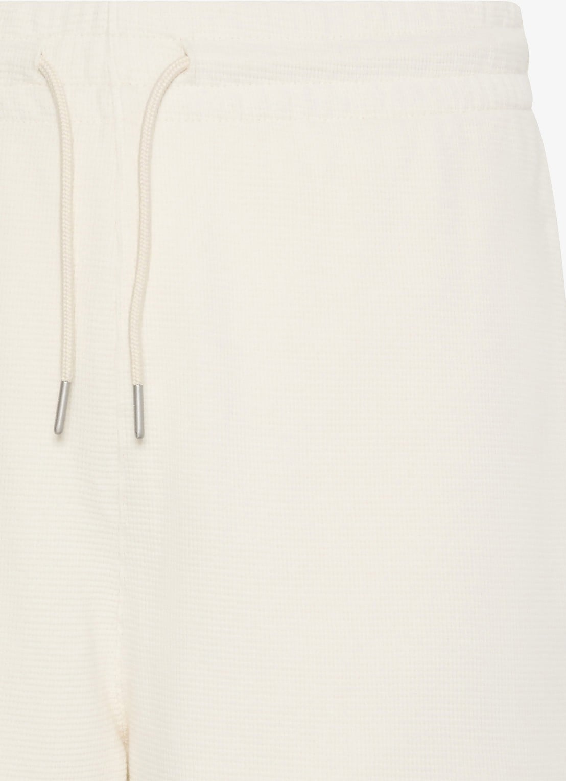 Calvin Klein Korte broek met wafelstructuur - detail 5 ivoor
