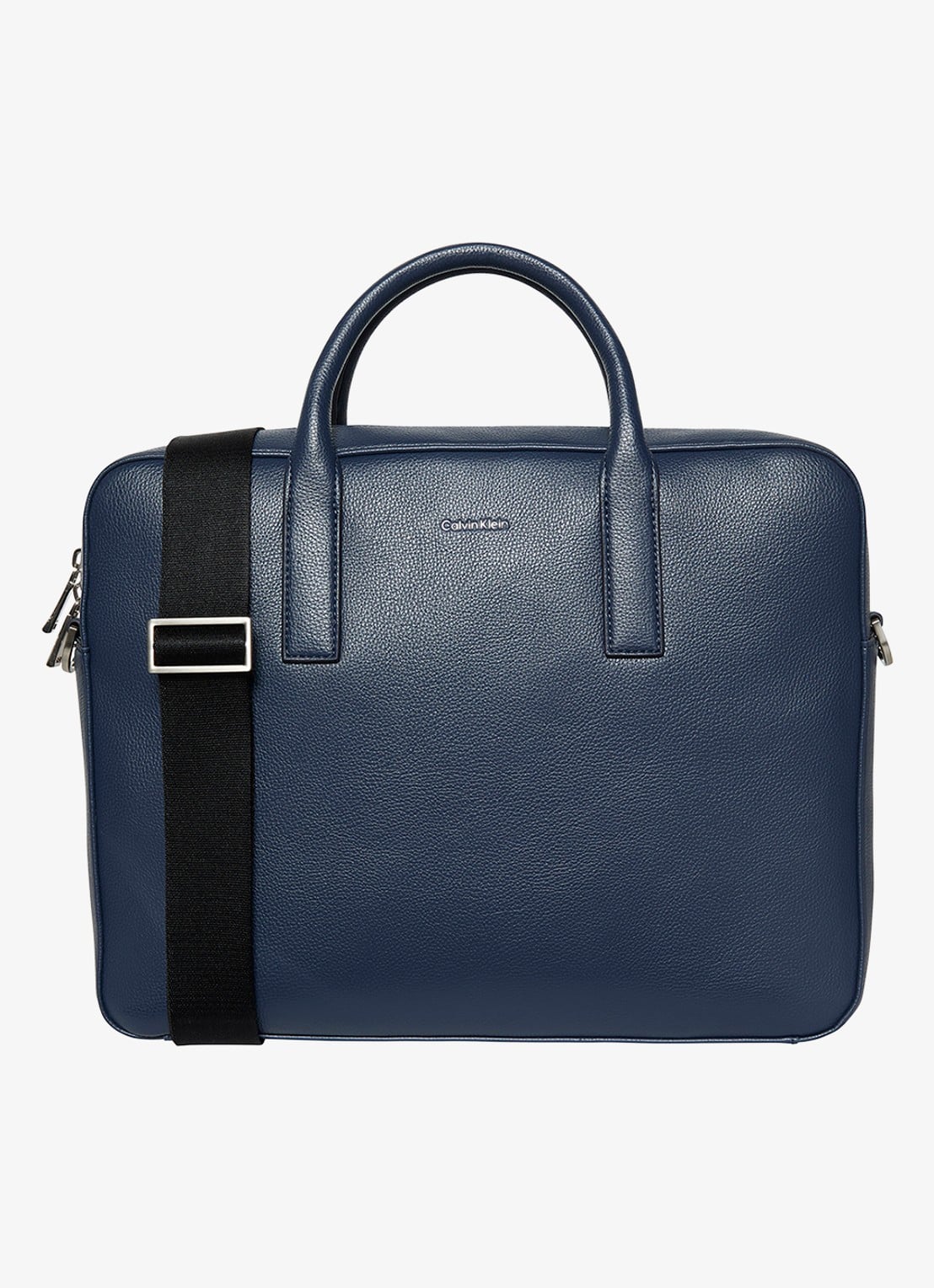Calvin Klein Laptoptas met logo - voorkant blue nights-cci / blauw
