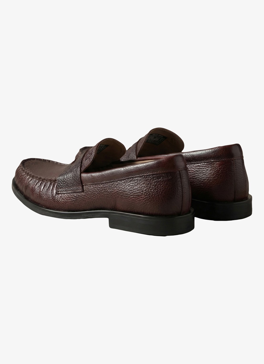 Calvin Klein Loafer met logo - detail 2 bruin