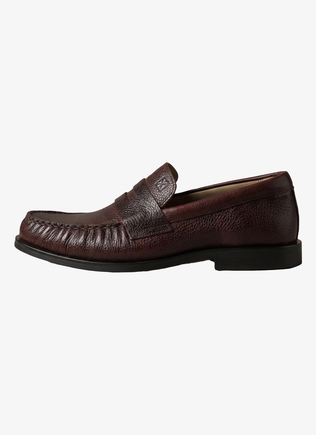 Calvin Klein Loafer met logo - detail 4 bruin