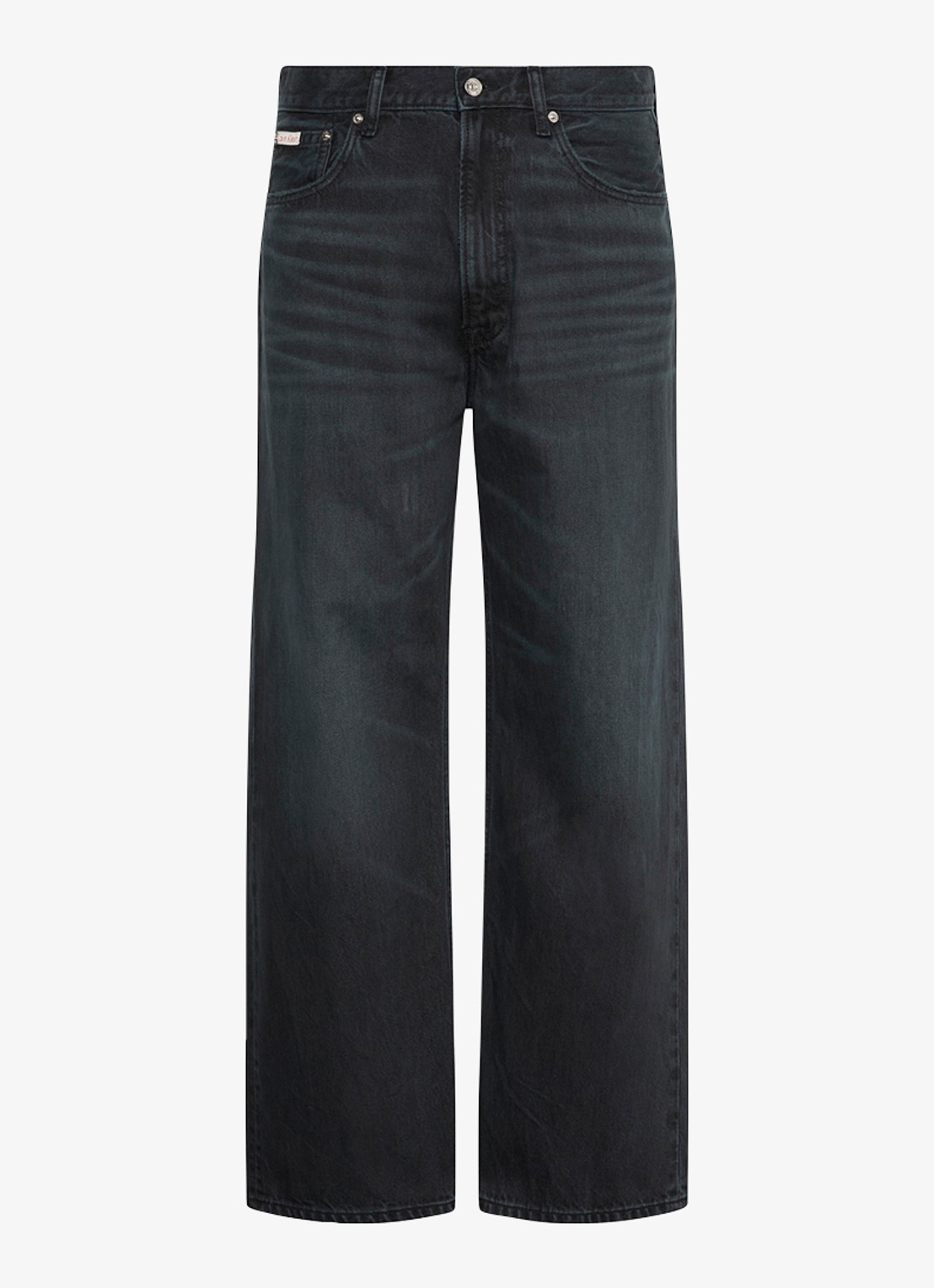Calvin Klein Loose fit jeans met donkere wassing - voorkant 6 indigo