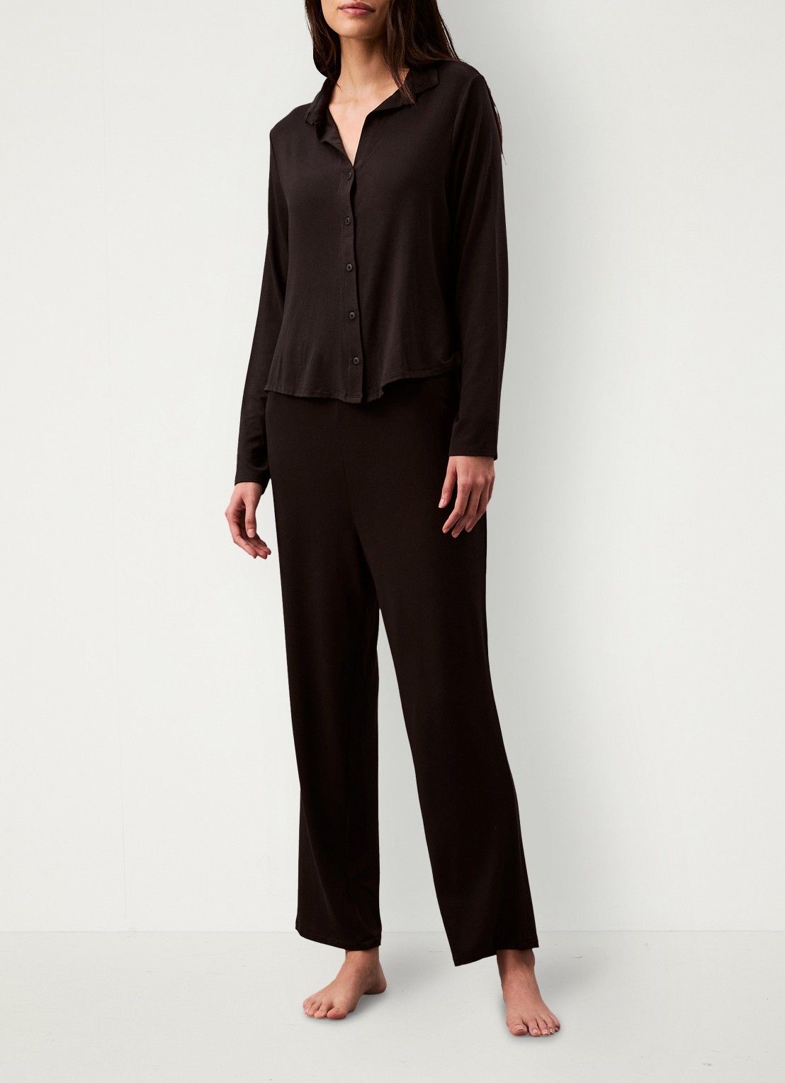 Calvin Klein Loungebroek met logoband - detail 4 zwart