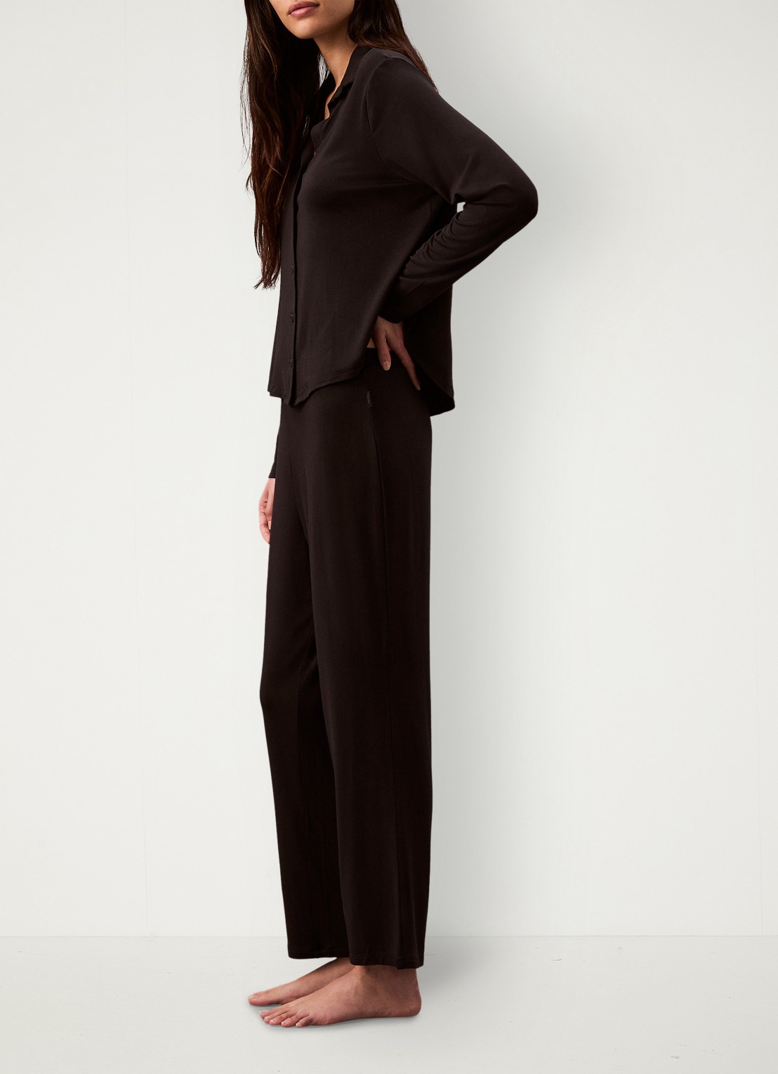 Calvin Klein Loungebroek met logoband - detail 7 zwart