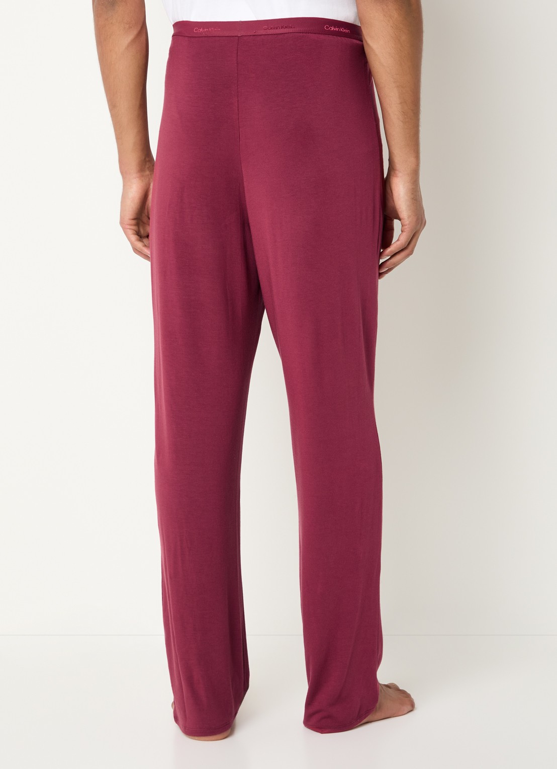 Calvin Klein Loungebroek met logoband - achterkant rood