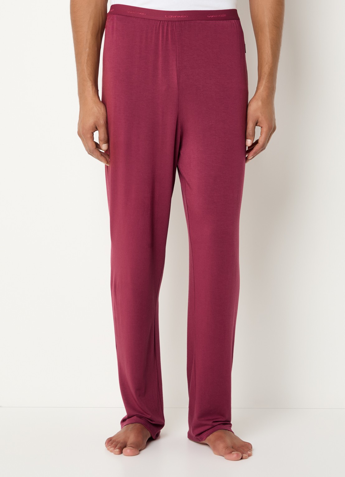 Calvin Klein Loungebroek met logoband - detail 4 rood