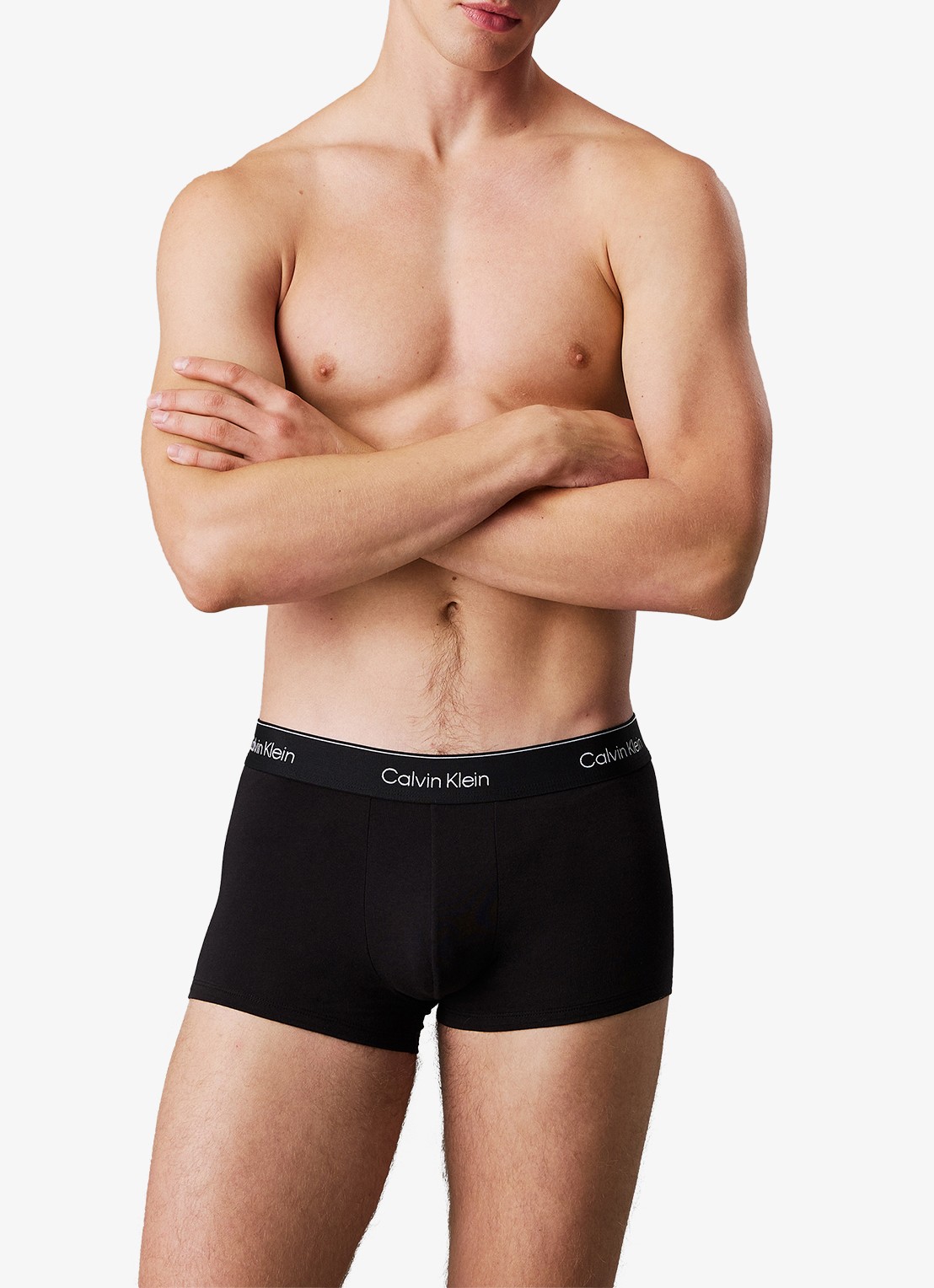 Calvin Klein Low Rise boxershorts met logoband in 5-pack - detail zwart