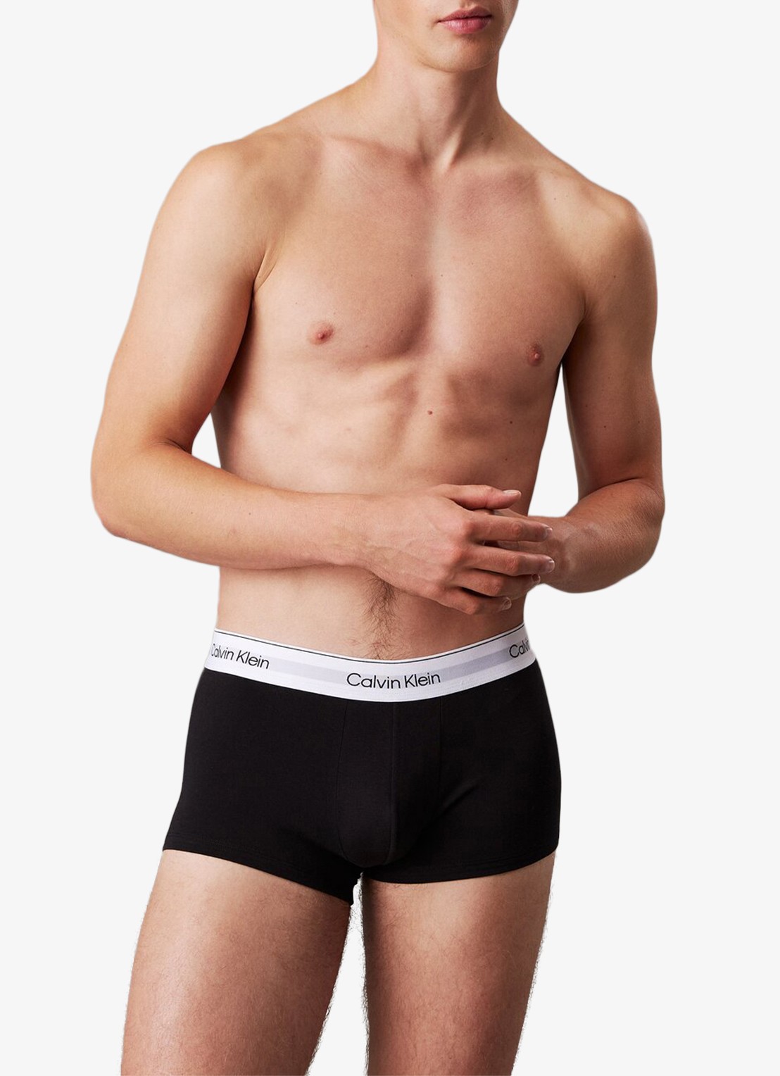 Calvin Klein Low Rise Trunk boxershorts 3-pack - detail 2 zwart