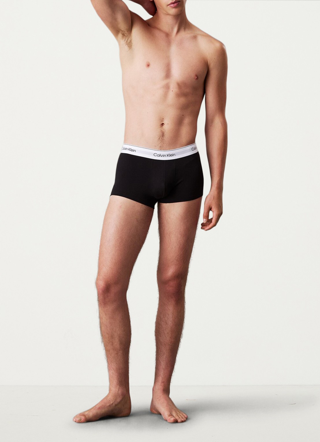 Calvin Klein Low Rise Trunk boxershorts 3-pack - voorkant 5 zwart
