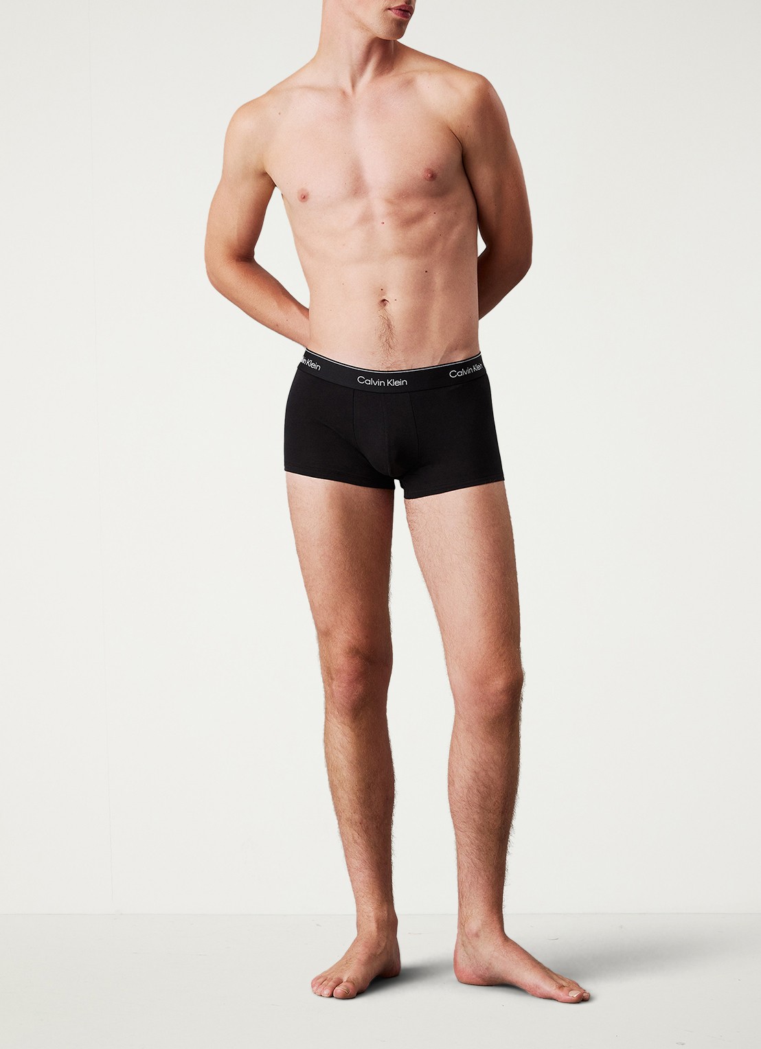 Calvin Klein Low Rise Trunk boxershorts 3-pack - detail 2 diepzwart