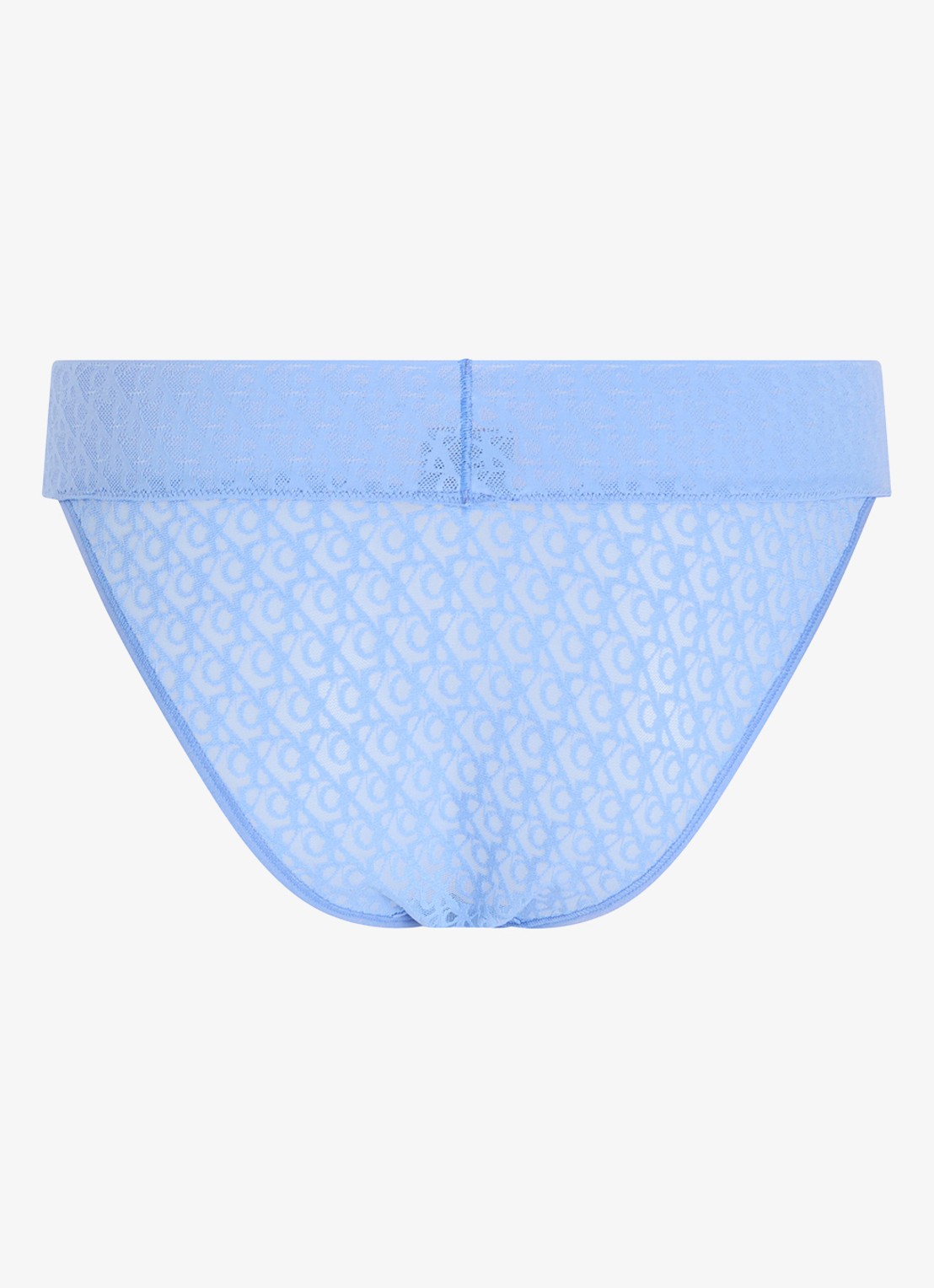 Calvin Klein Low waisted hipster met details van kant - voorkant 6 wit