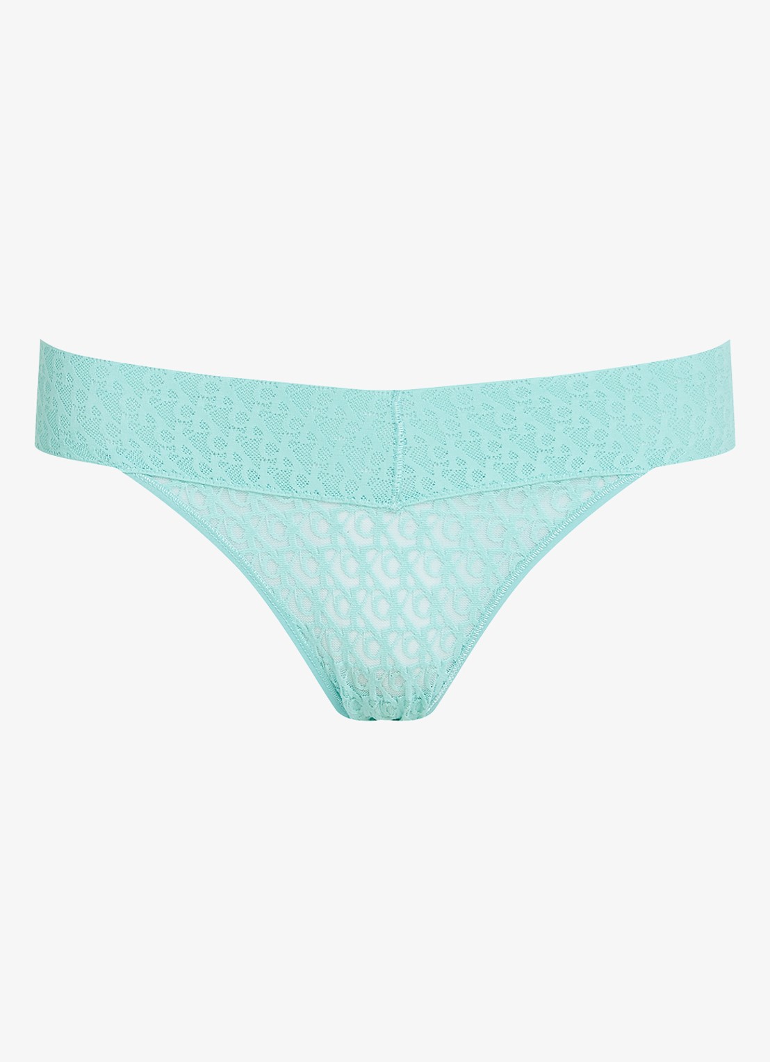 Calvin Klein Low waisted hipster met details van kant - voorkant 4 mint