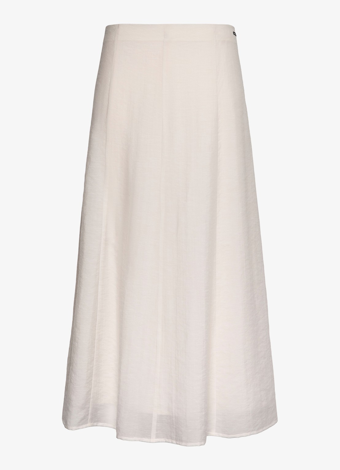 Calvin Klein Midi rok met blinde ritssluiting - voorkant oudroze