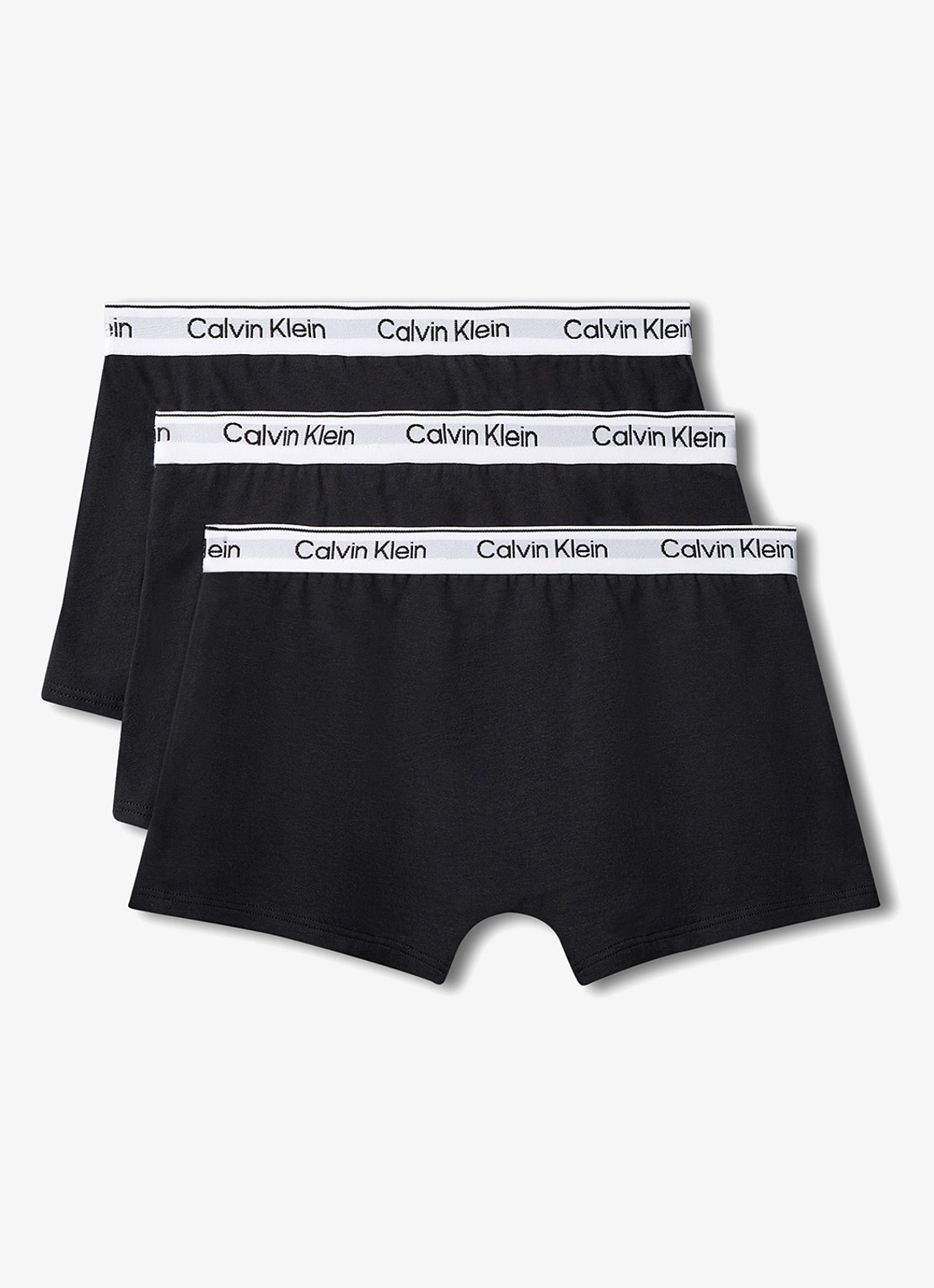 Calvin Klein Modern boxer met logoband in 3-pack - achterkant 2 zwart