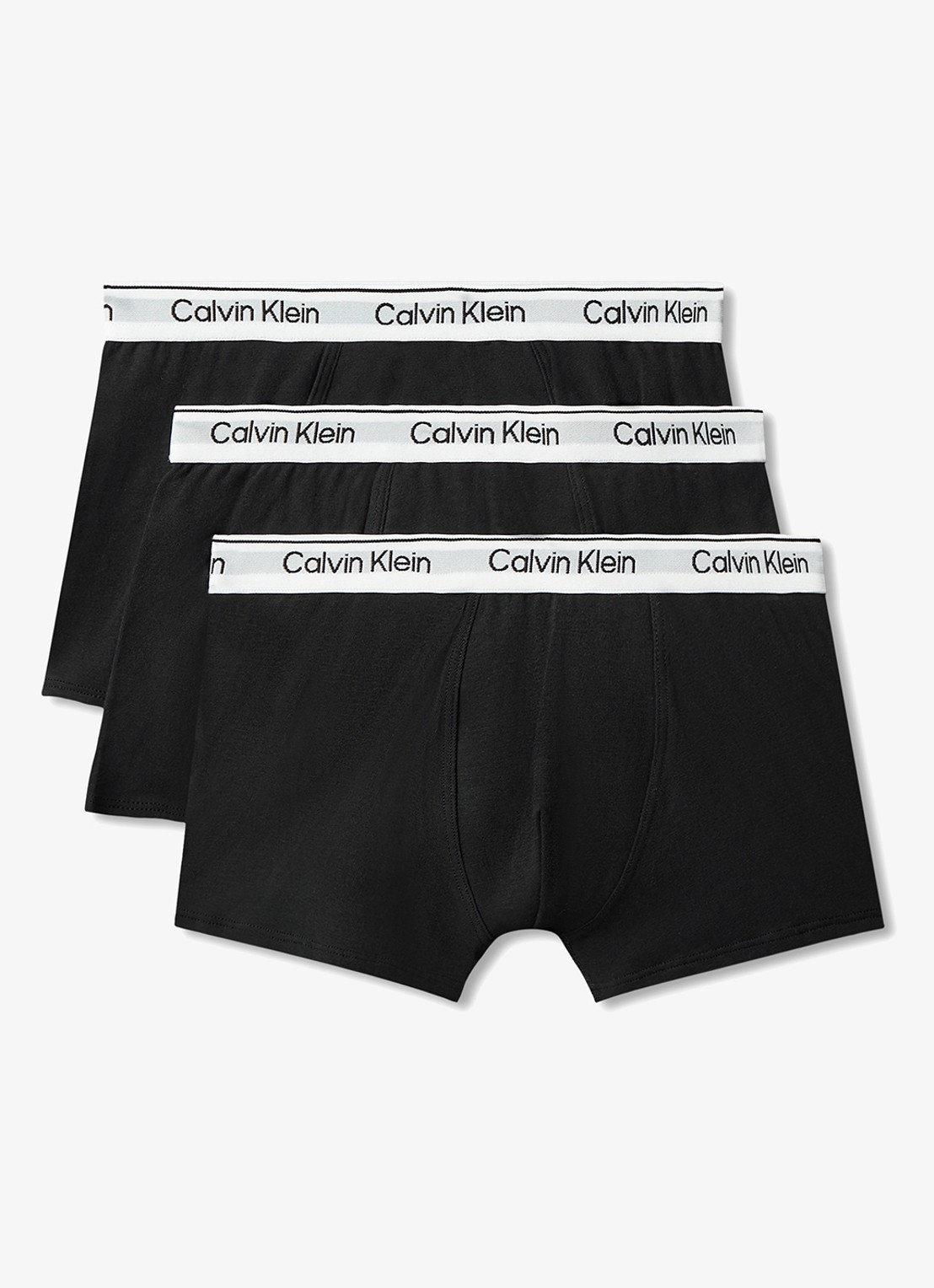Calvin Klein Modern boxer met logoband in 3-pack - detail zwart