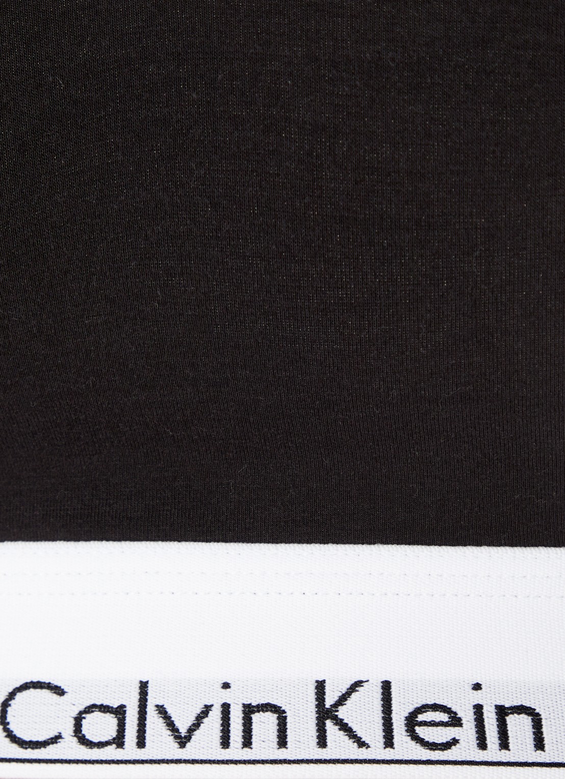 Calvin Klein Modern bralette met logoband - detail 6 black / zwart