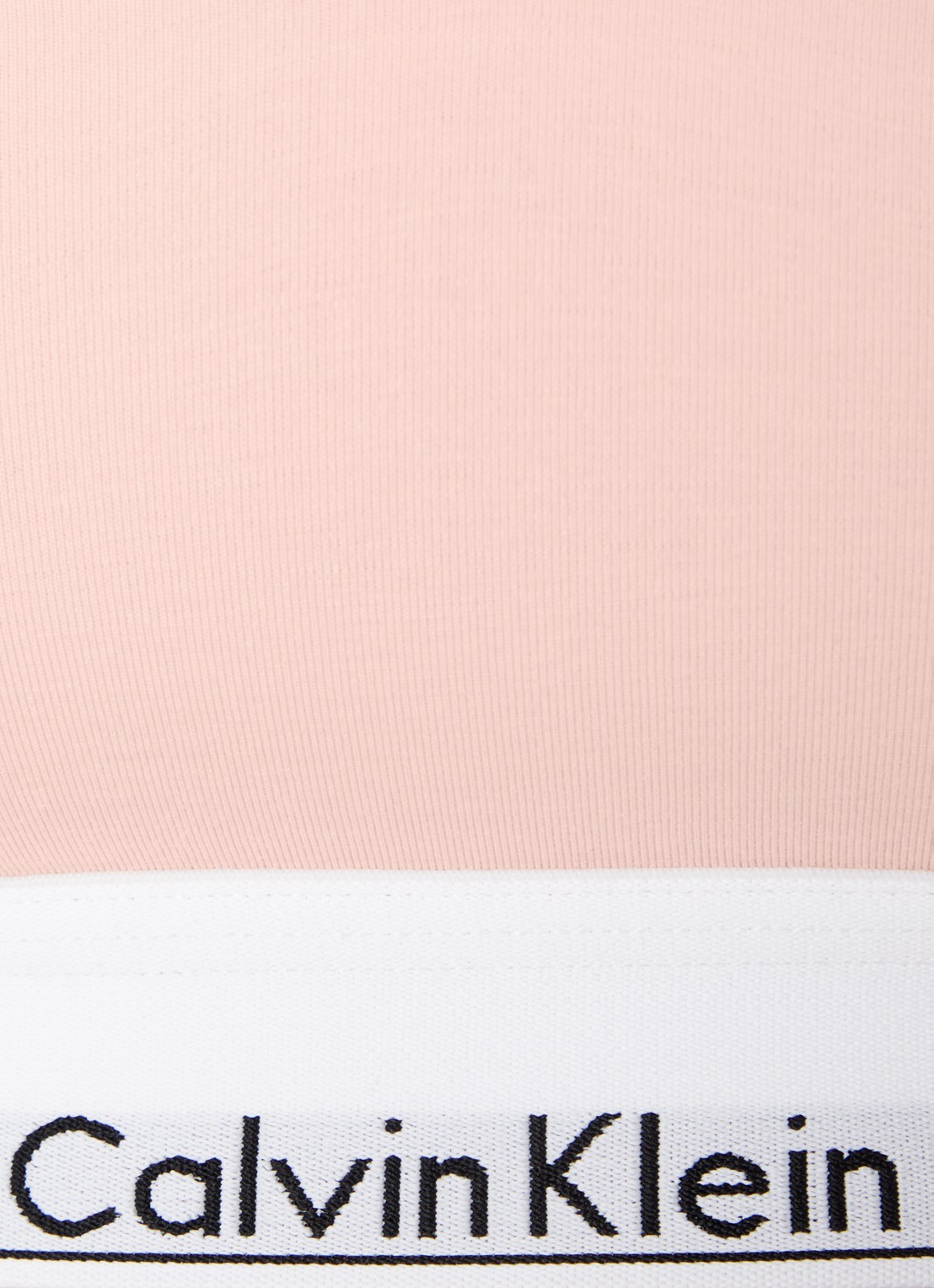 Calvin Klein Modern bralette met logoband - achterkant 2 nymphs thigh  / roze
