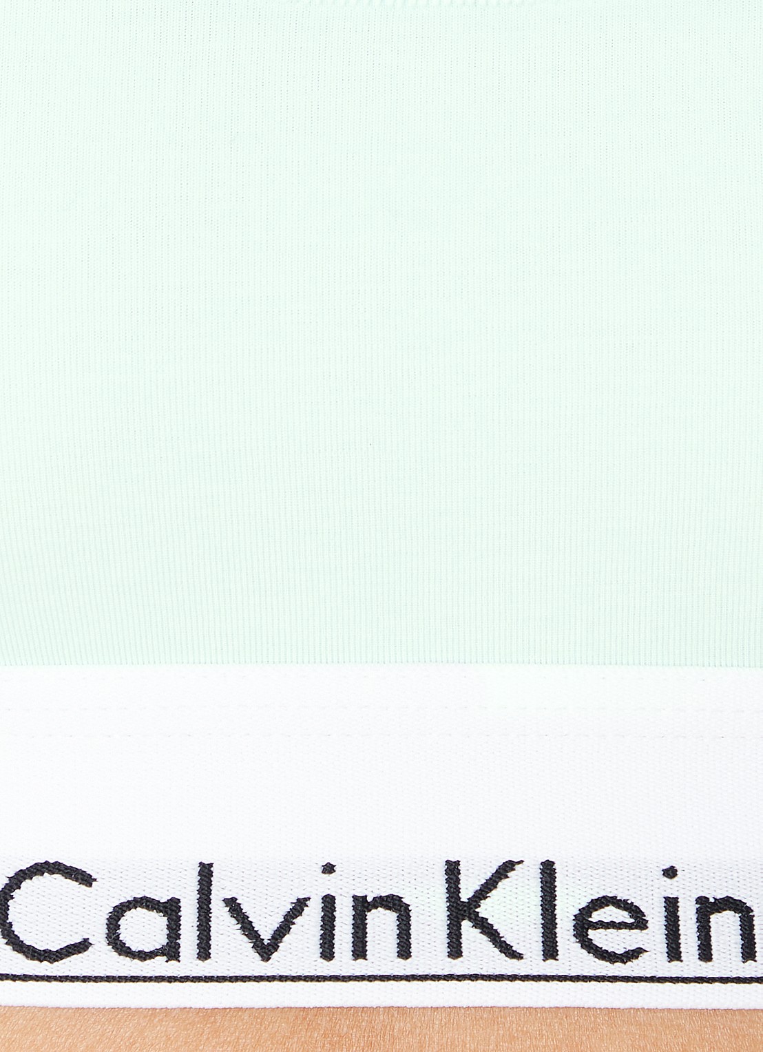 Calvin Klein Modern bralette met logoband - detail 3 island reef  / blauw