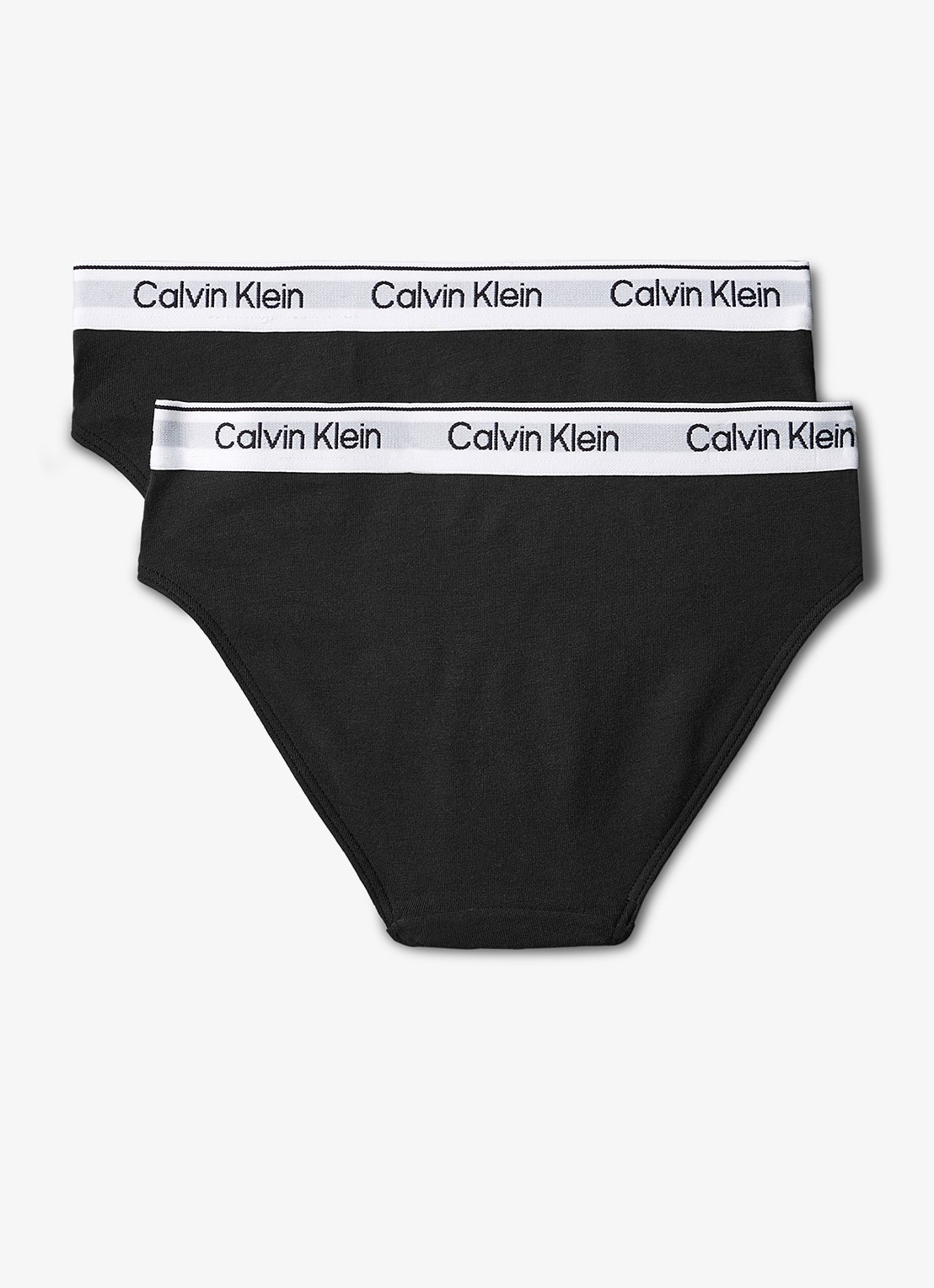 Calvin Klein Modern hipster in 2-pack - achterkant zwart
