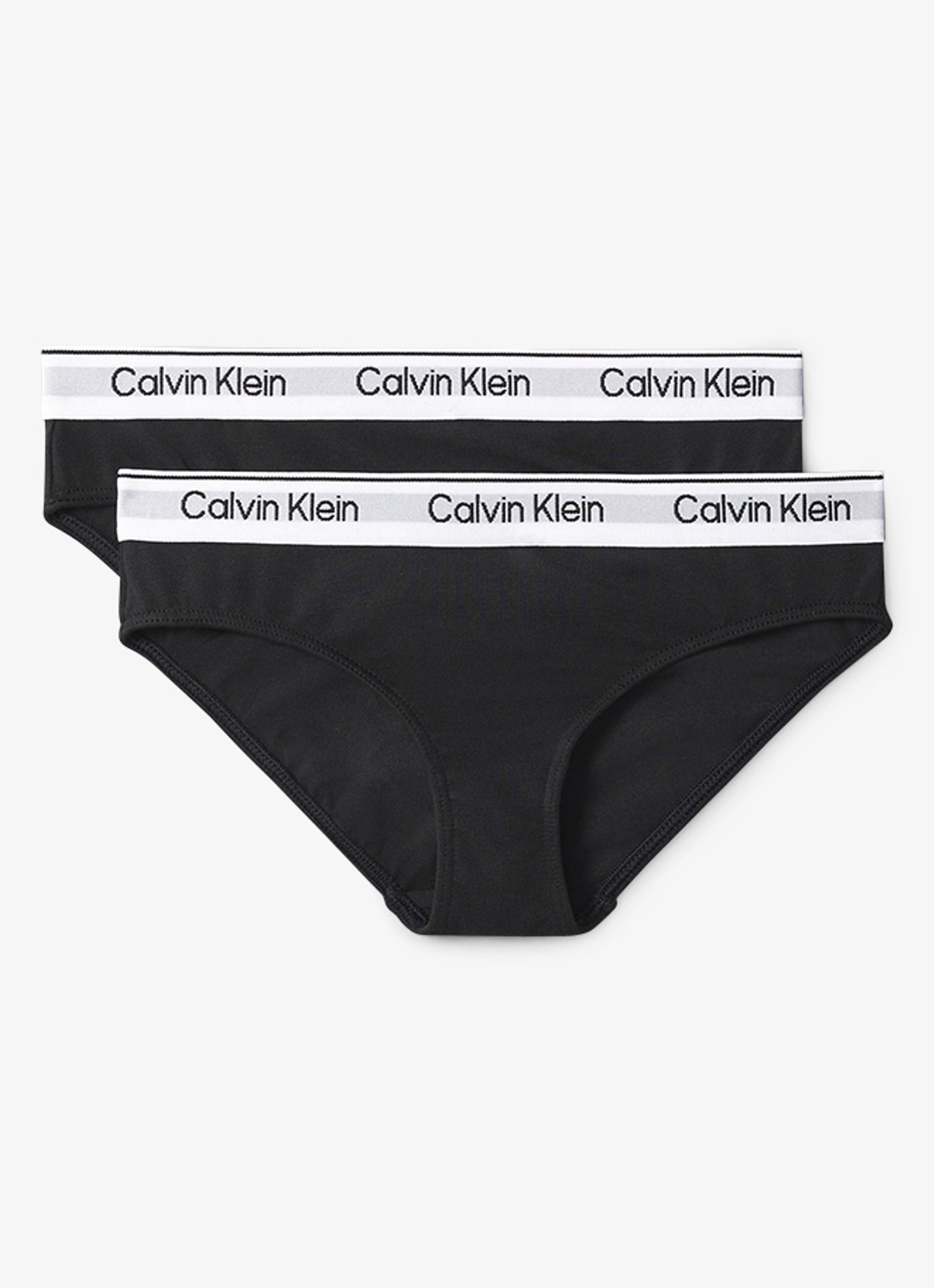 Calvin Klein Modern hipster in 2-pack - voorkant zwart