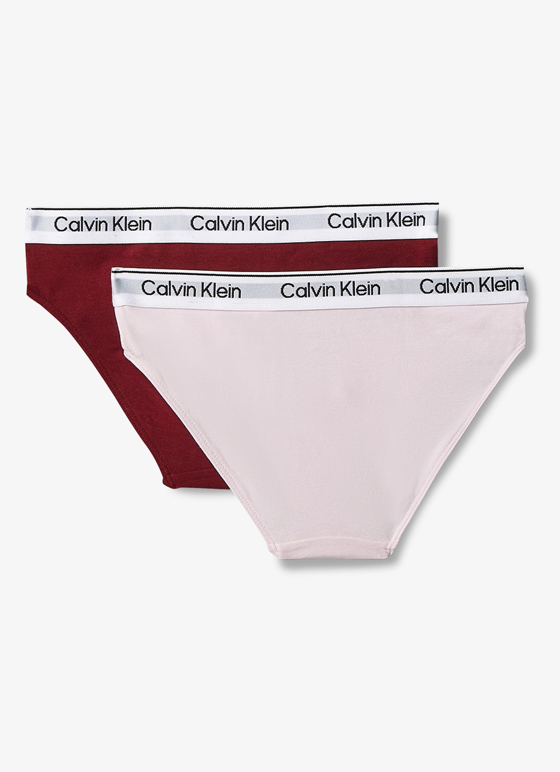 Calvin Klein Modern hipster in 2-pack - voorkant 2 bordeauxrood