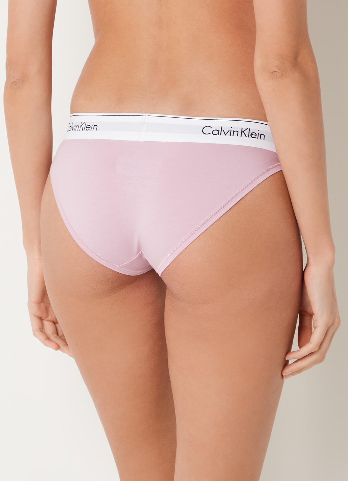 Calvin Klein Modern hipster met logoband - achterkant mauve mist  / violet