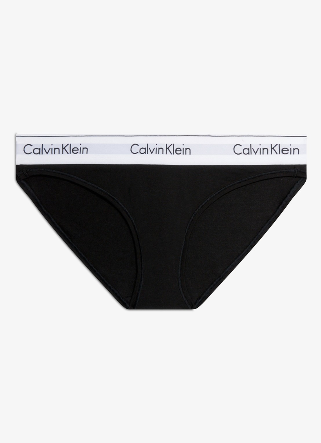 Calvin Klein Modern hipster met logoband - voorkant black / zwart
