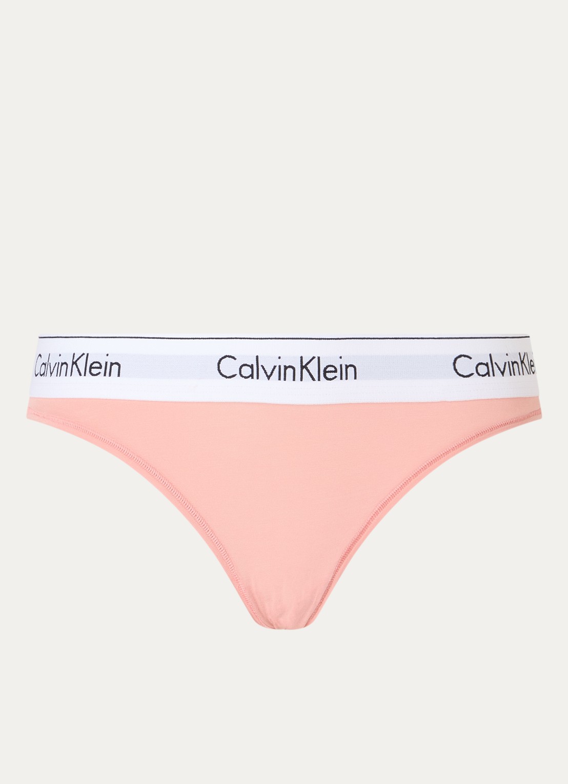 Calvin Klein Modern hipster met logoband - voorkant 4 coral almond  / roze