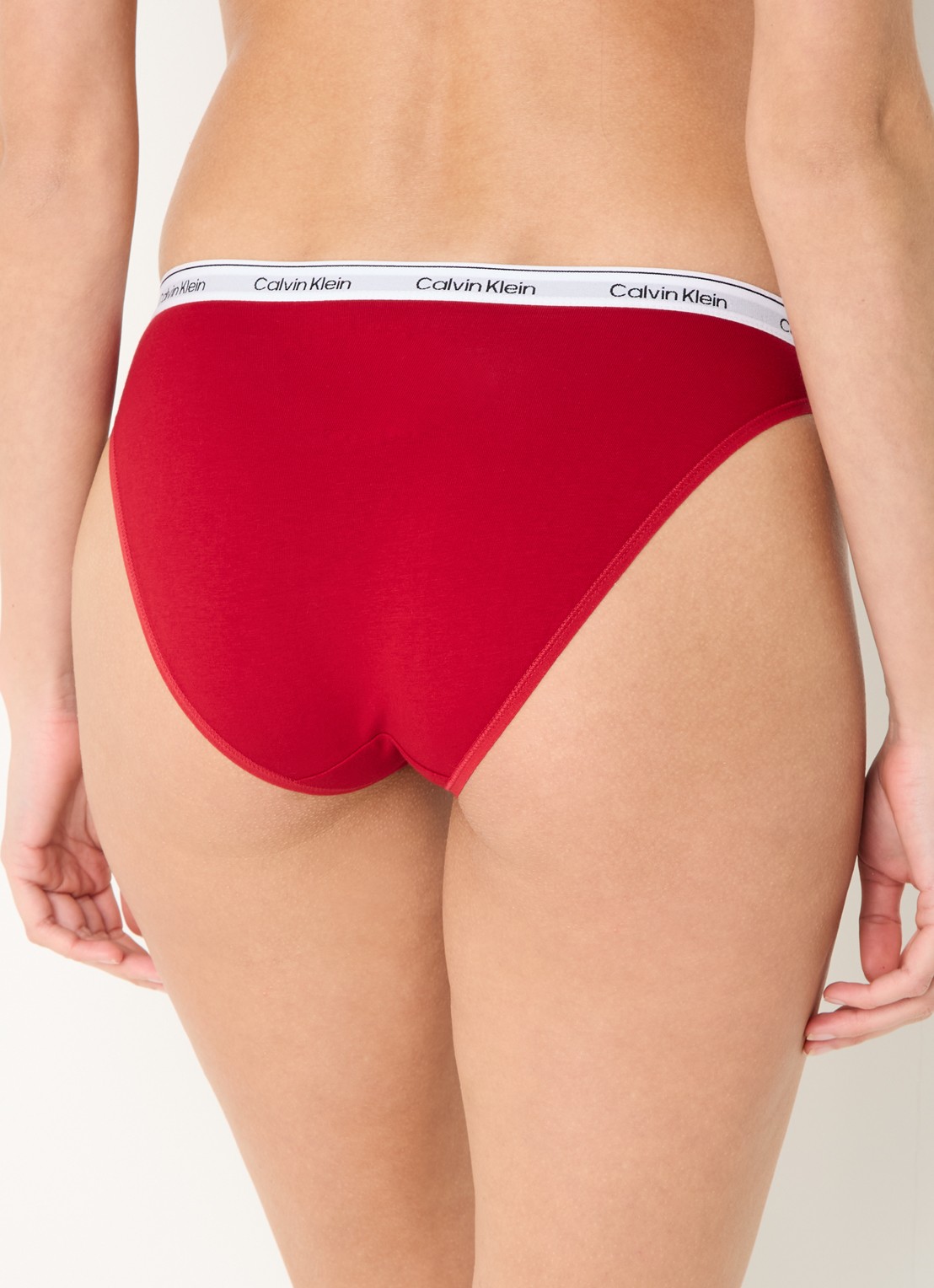Calvin Klein Modern hipster met logoband - achterkant 7 juneberry / rood