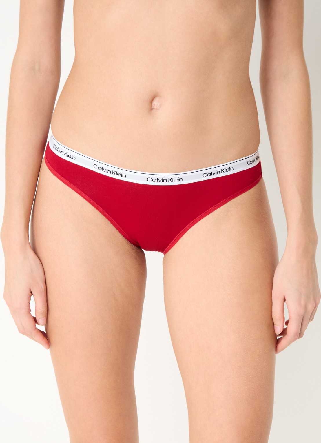 Calvin Klein Modern hipster met logoband - detail 4 juneberry / rood