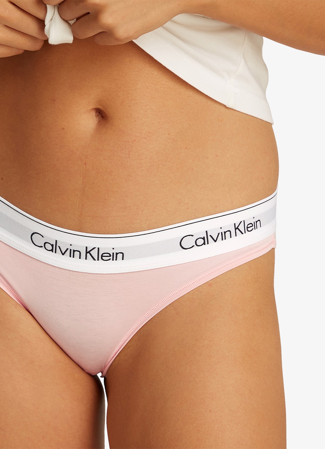 Calvin Klein Modern hipster met logoband - detail 3 buff pink  / roze
