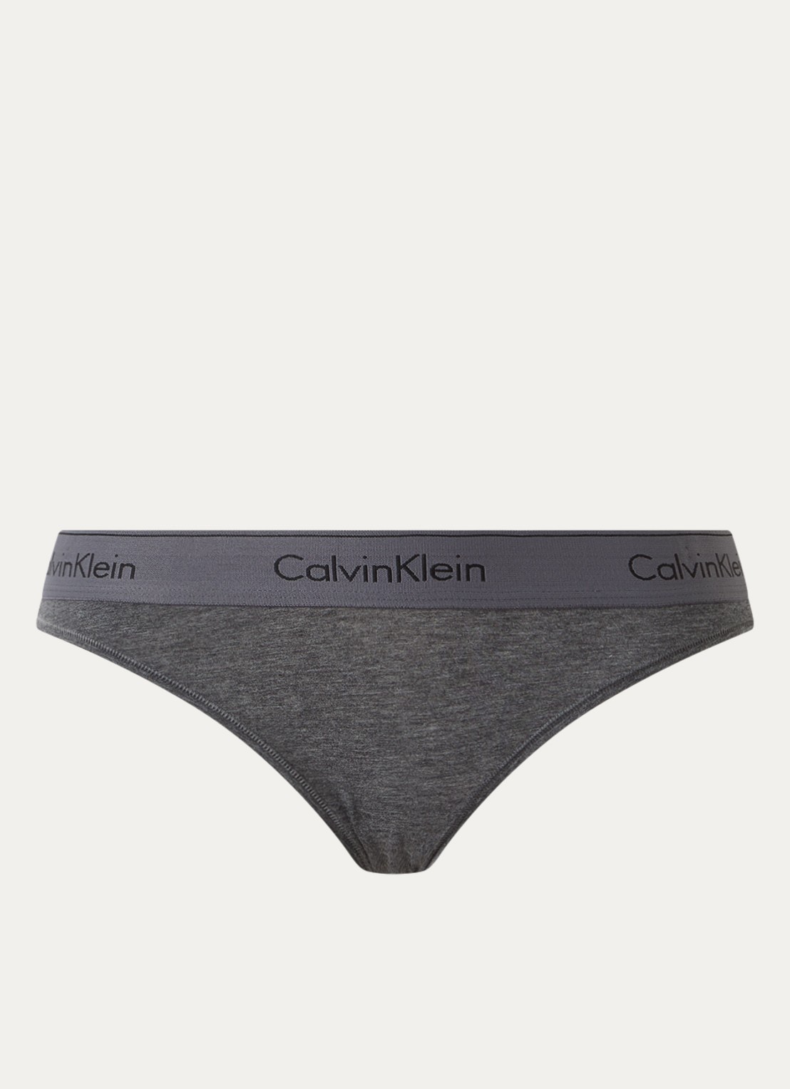 Calvin Klein Modern hipster met logoband - voorkant 9 charcoal grey heather/ashford grey / grijs