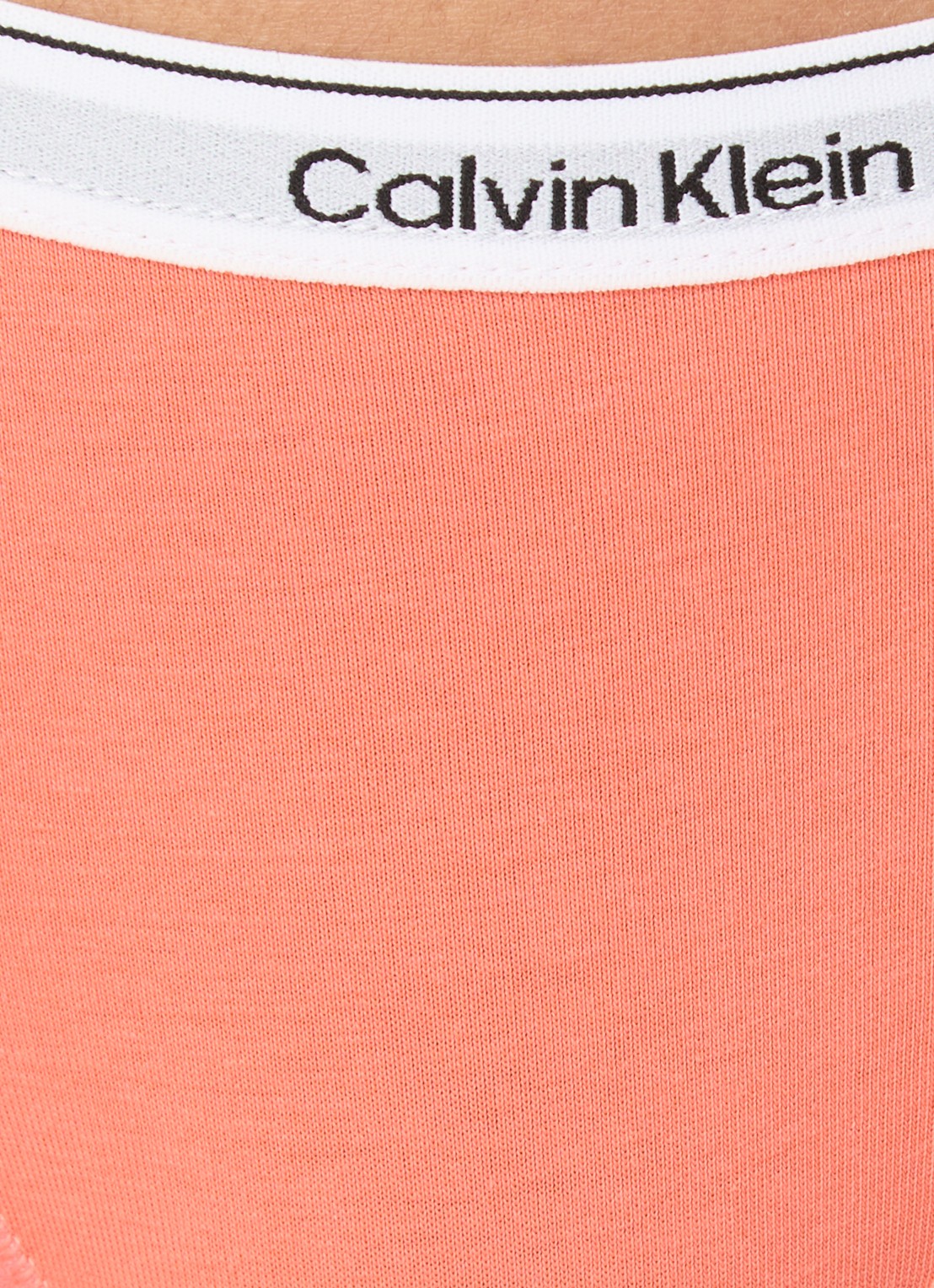 Calvin Klein Modern hipster met logoband - detail 2 coral pop-yts / oranje