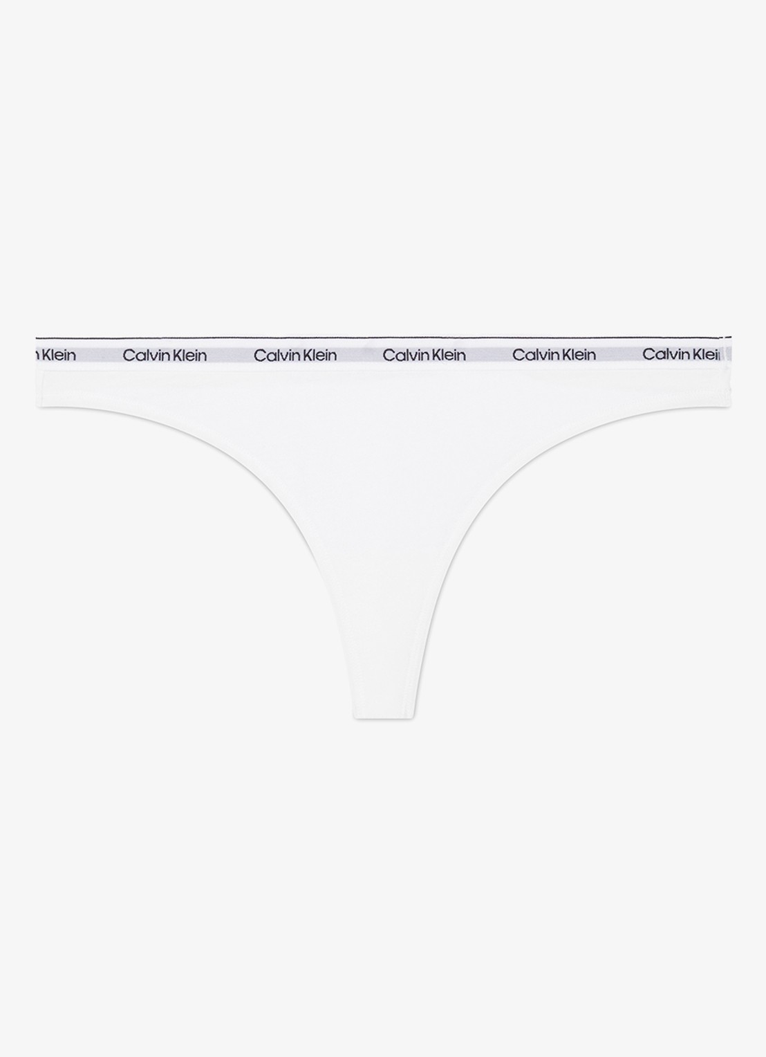Calvin Klein Modern string met logoband - voorkant 3 white  / wit