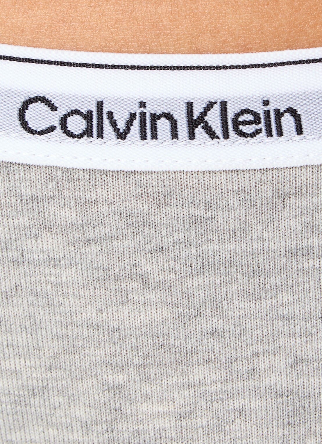 Calvin Klein Modern string met logoband - detail 3 grey heather / grijs
